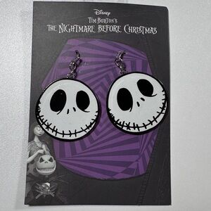 2/$25 The Nightmare Before Christmas Disney Earrings of Jack Skellington